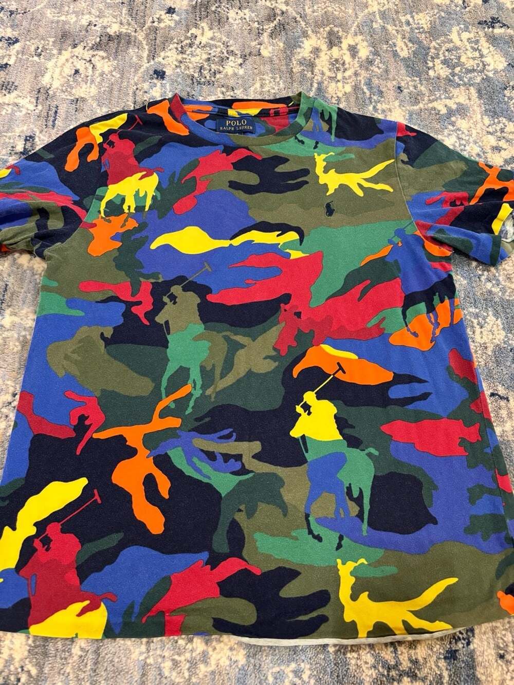 Polo Ralph Lauren Camo Tee Size L 14-16